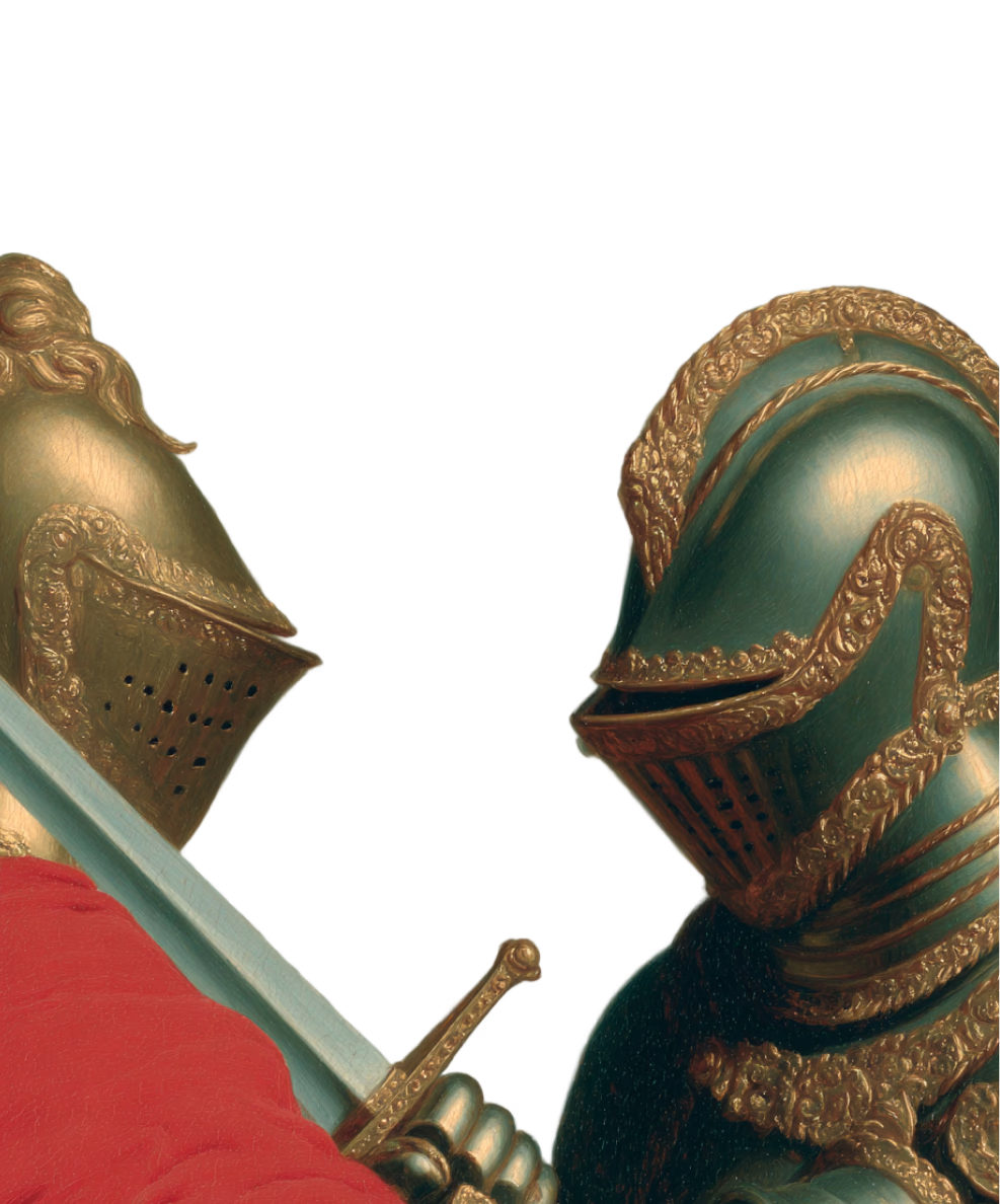 Classical armored figures